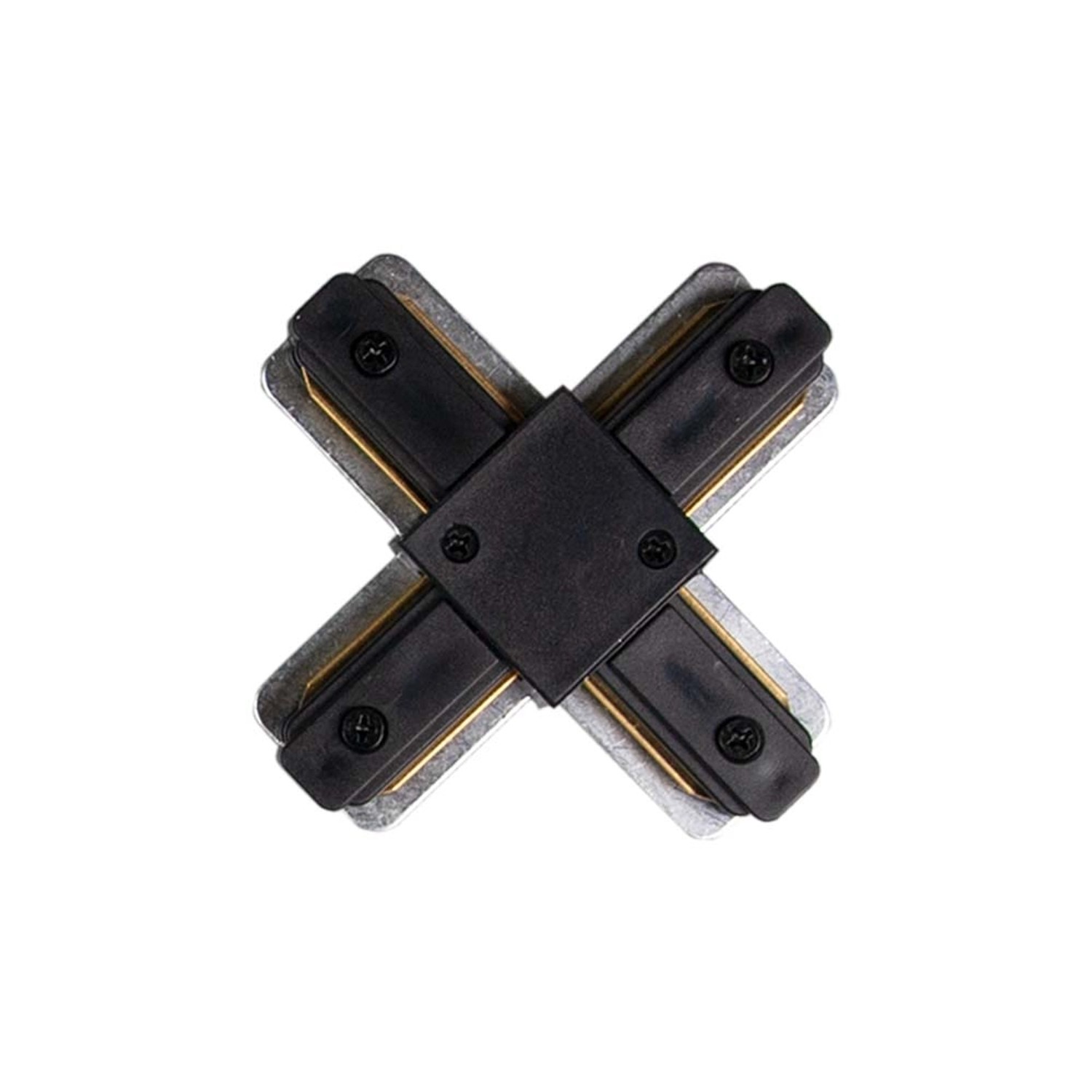 Złączka typ X do szyny czarna X-LINE