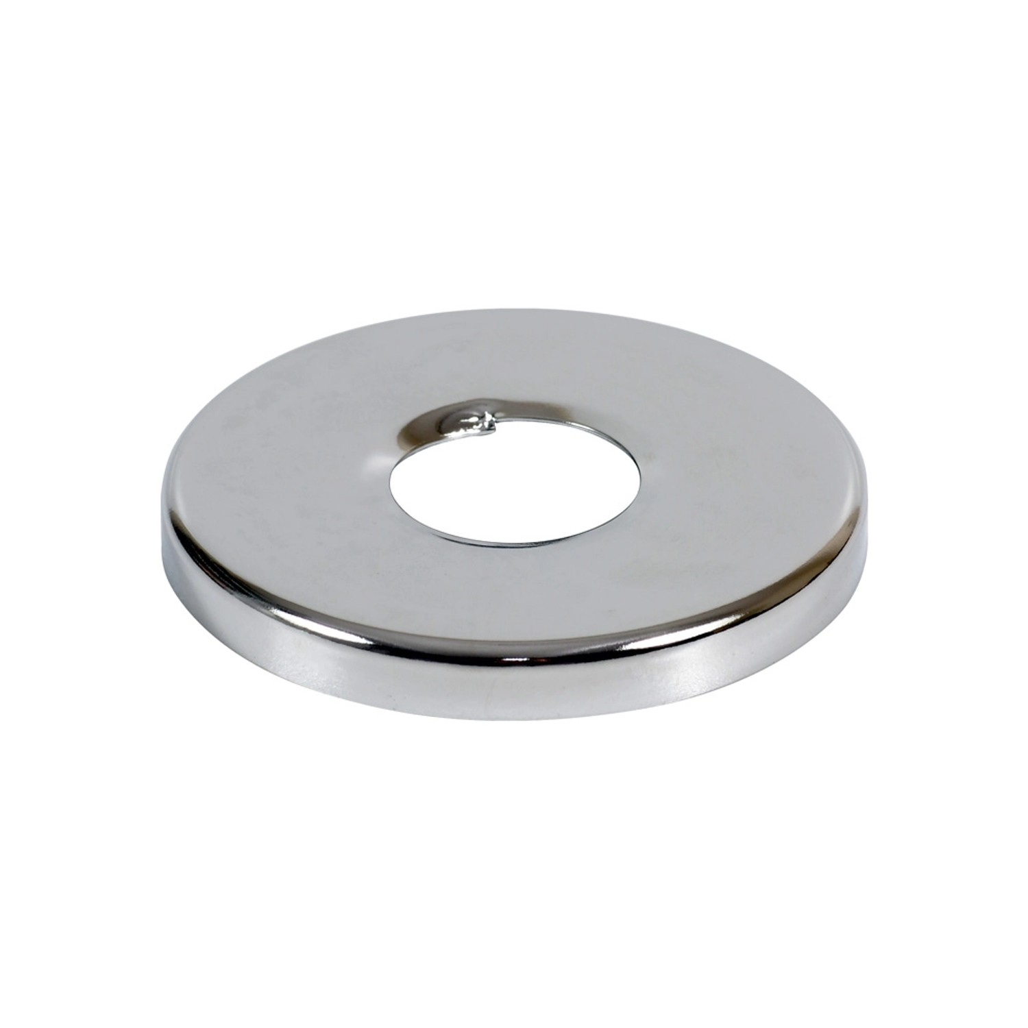 Tycner Rozeta 3/4 cala płaska, chrom, z gwintem, h-7 mm , D-70 mm