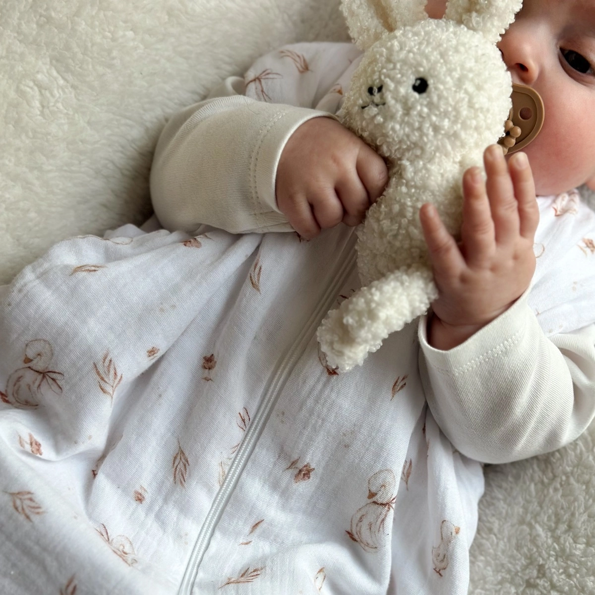 Śpiworek do spania muślinowy premium Mommy Goose IF