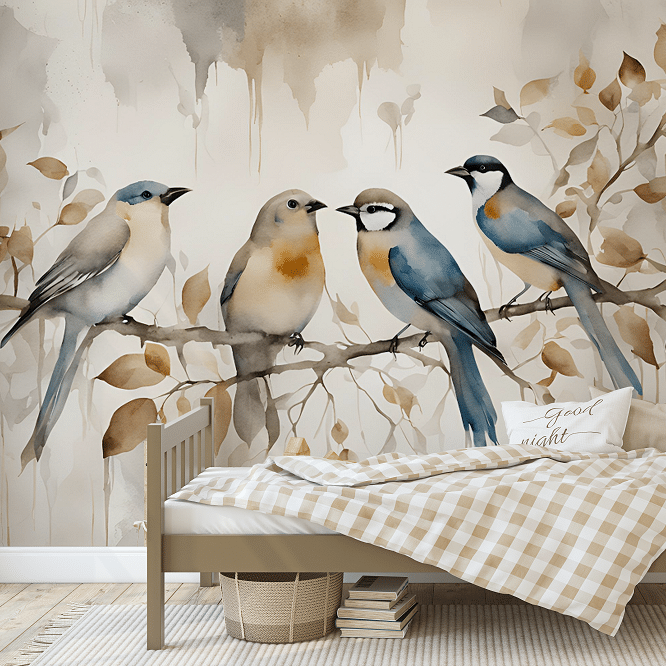 Fototapeta dla dzieci Sikorki - 650