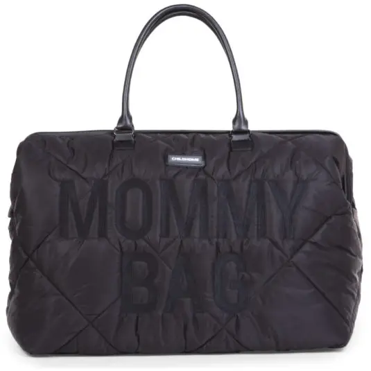 Childhome Torba Mommy bag Pikowana Czarna
