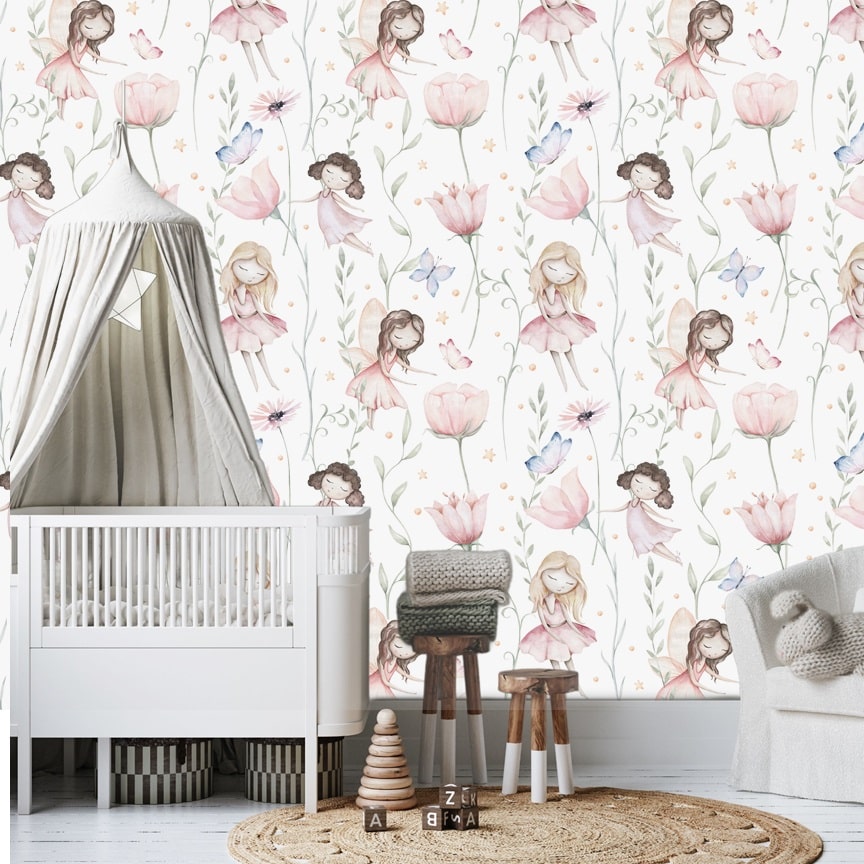 Tapeta ścienna Kwiatowe Wróżki