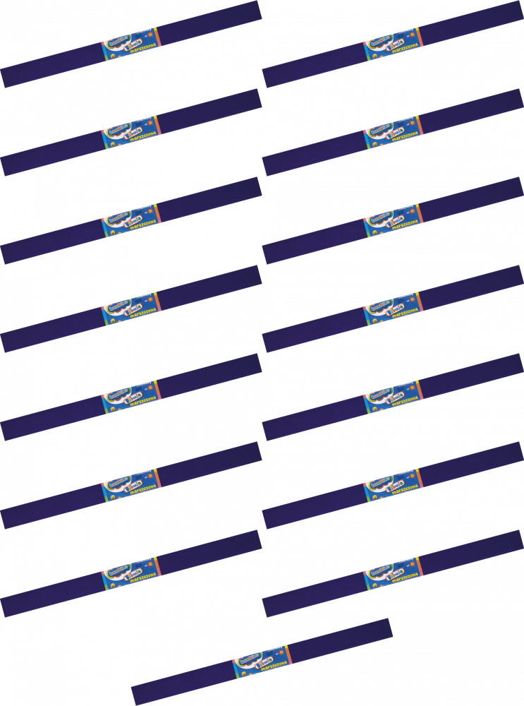 15x Bibuła marszczona Bambino, 200x50cm, fioletowy