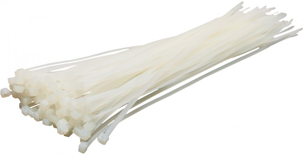 Opaski zaciskowe LogiLink, 200x2.5 mm, 100 sztuk, biały