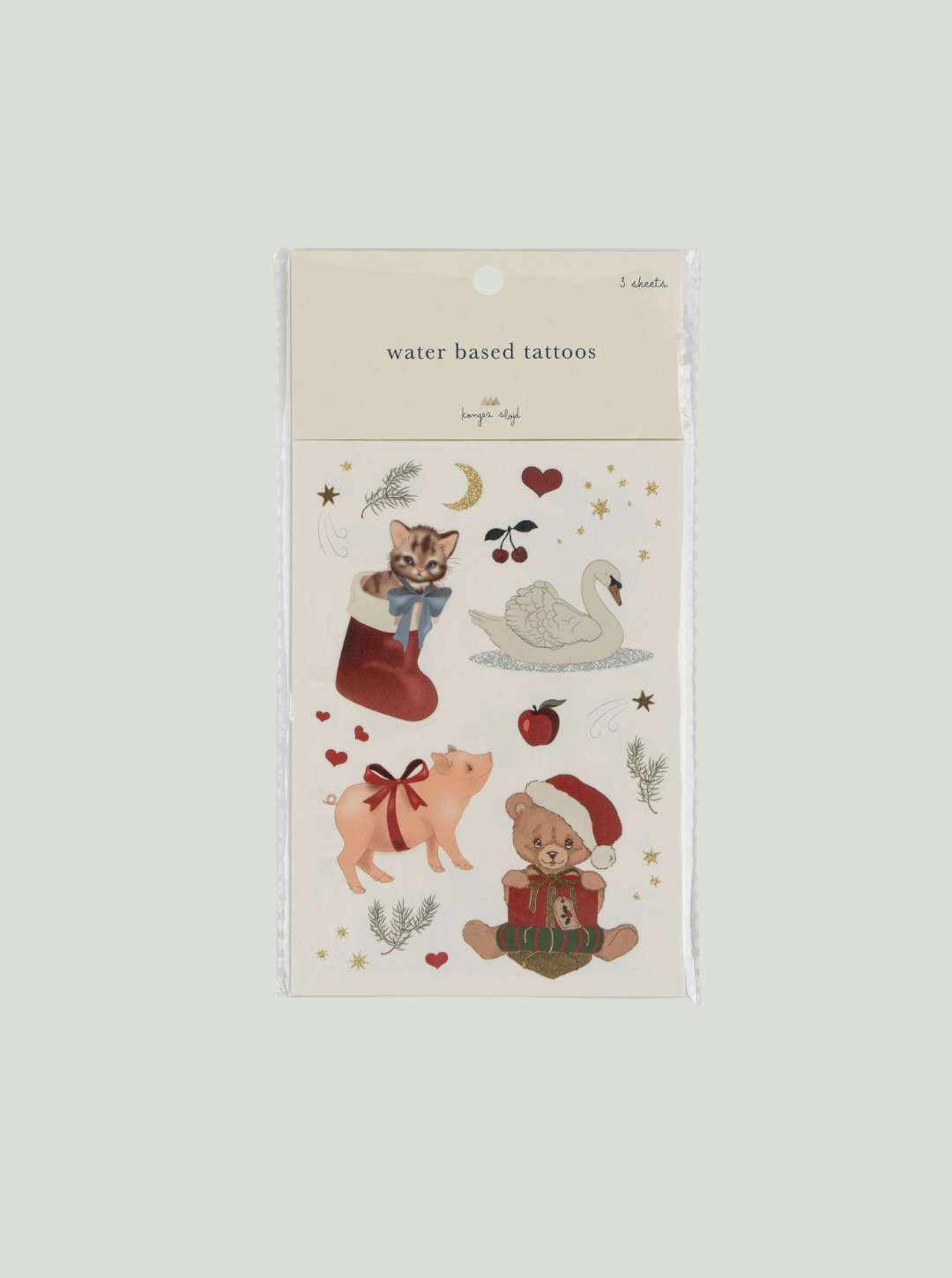 Tymczasowe tatuaże - CHRISTMAS MULTI Konges Sløjd