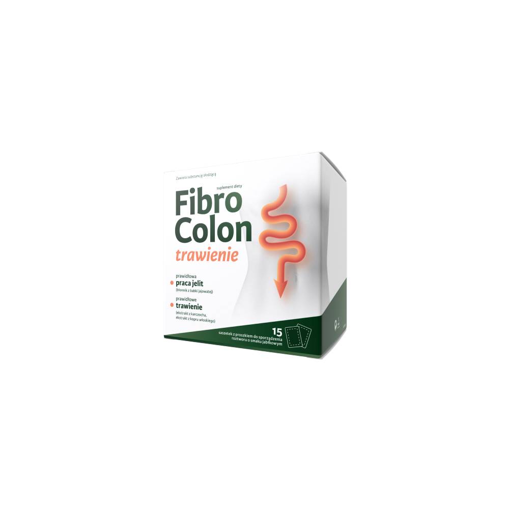 Fibro colon trawienie, 15 saszetek