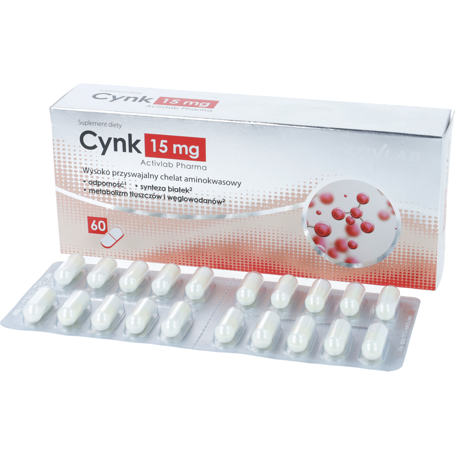 Activlab pharma cynk, 60 kapsułek