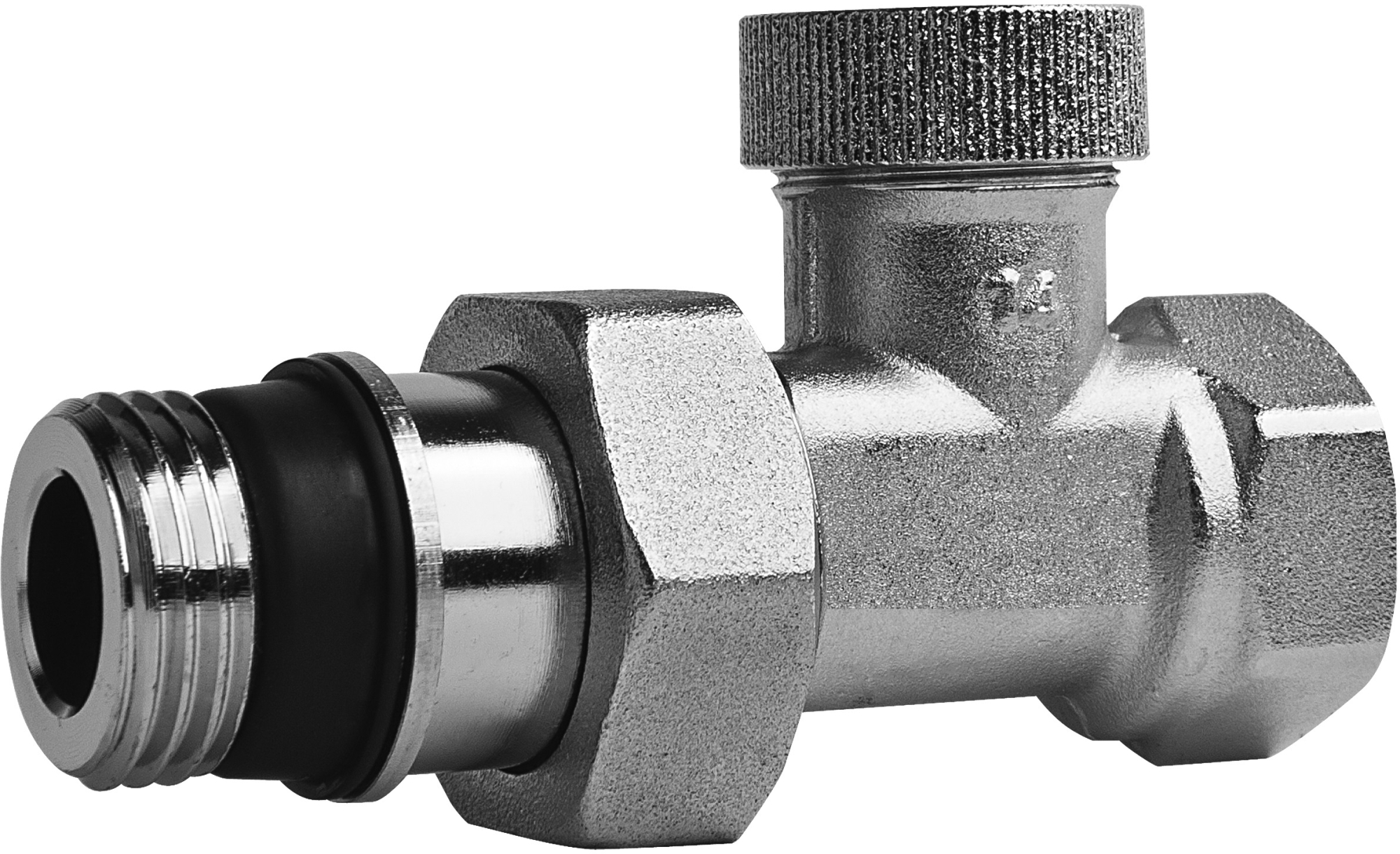 KFA Armatura zawór grzejnikowy nikiel 751-000-07 - Wysyłka w 24h