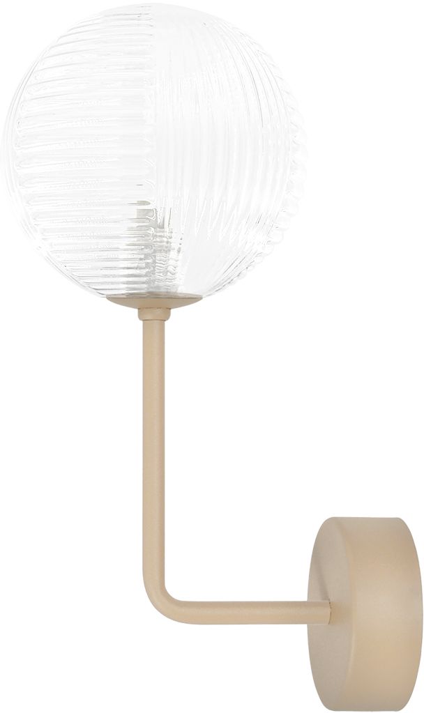 Darmowa Dostawa - Kinkiet 1x10 W przezroczysty-beżowy Kaja Casoli K5712