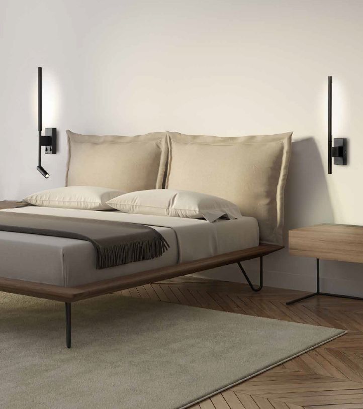 Mantra Torch kinkiet 1x3W/1x6W czarny mat 6703