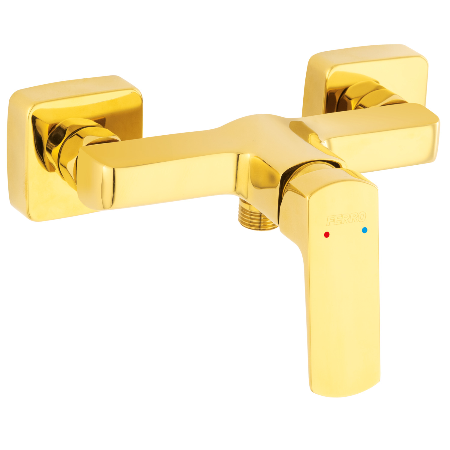 Ferro Vitto Gold Verdeline bateria prysznicowa ścienna złoty połysk BVI7VLG