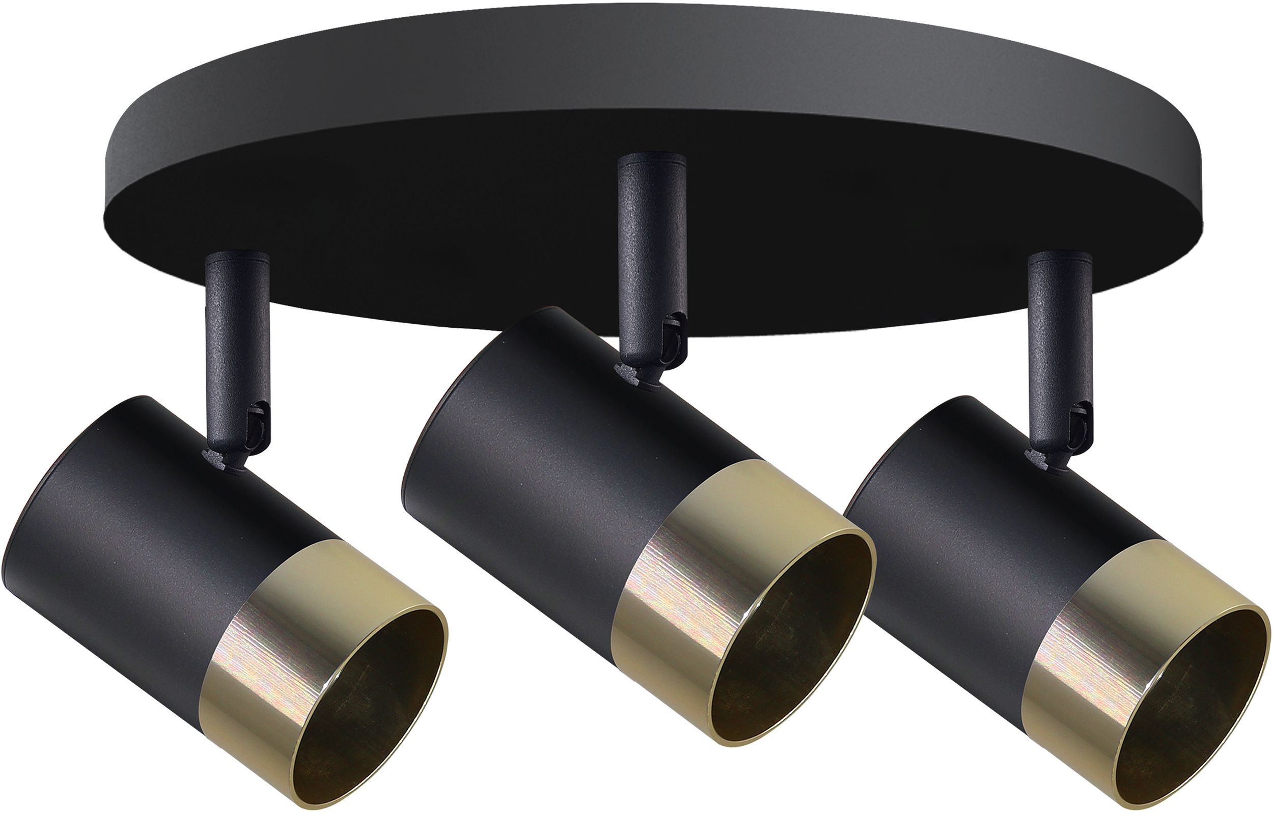 Candellux Tobi lampa podsufitowa 3x15 W czarna 98-27443