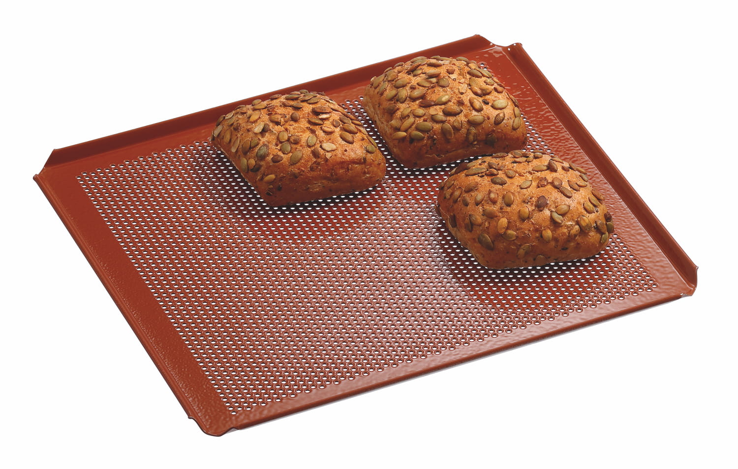 Blacha perforowana aluminiowa z powłoką silikonową GN 2/3