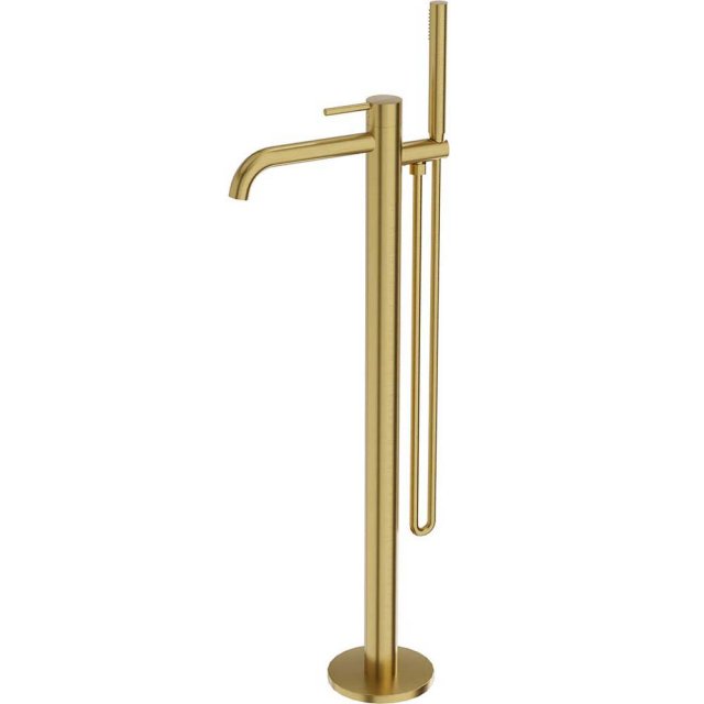 LAVITA Bateria wannowa wolnostojąca ORION złoto szczotkowane