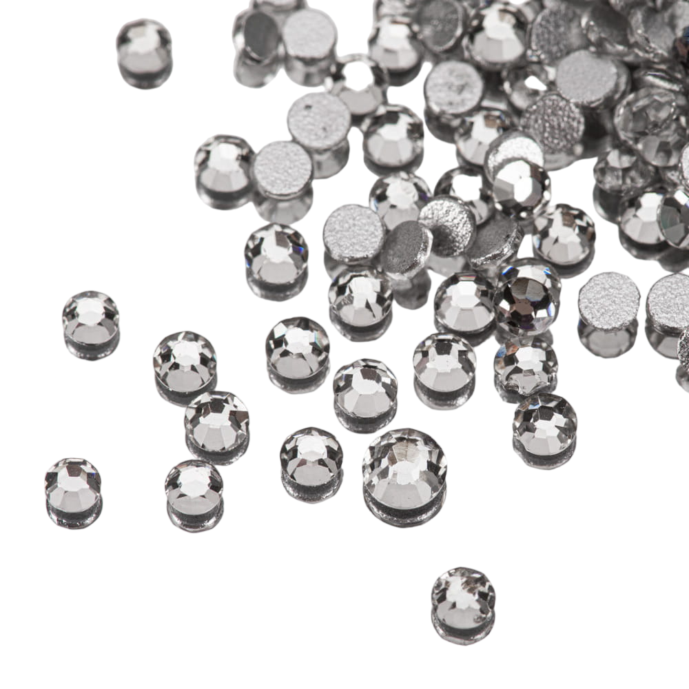 Cyrkonie do paznokci szklane Crystal mix rozmiarów ok.1440 szt. paczka