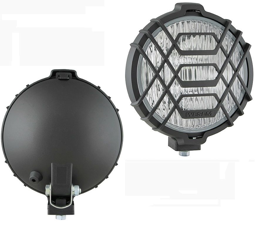 Przeciwmgielny reflektor halogenowy z kratką HO1.04416 Blister 2 sztuki Wesem