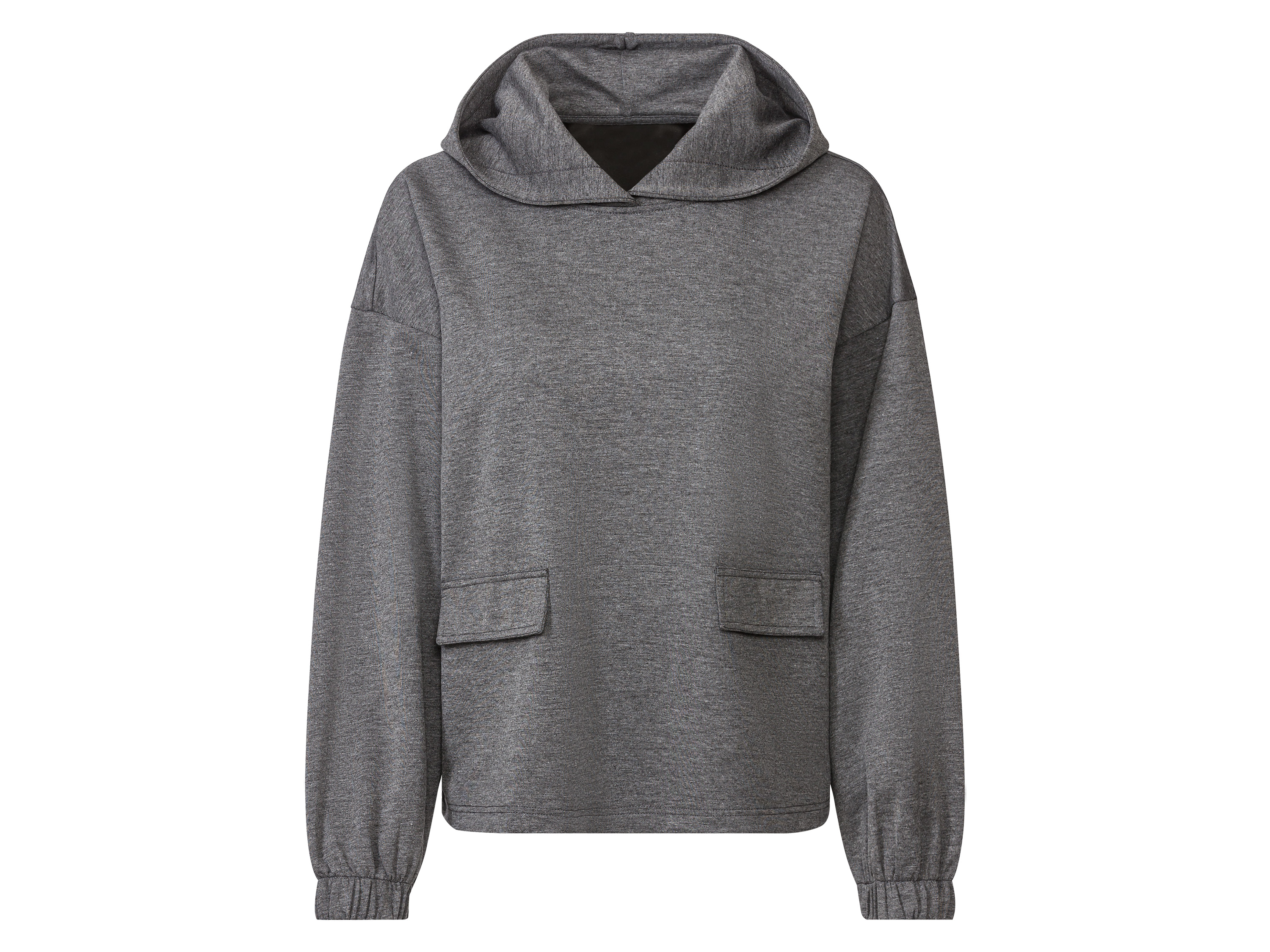 esmara Bluza dresowa damska z kapturem Czarny, S36/38