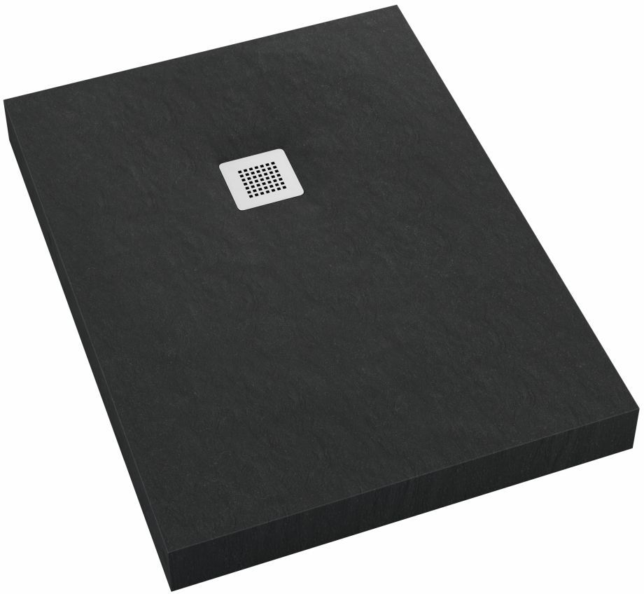 Darmowa Dostawa - Brodzik prostokątny + maskownica Schedpol New Horizons Black Stone 33321CSTM2