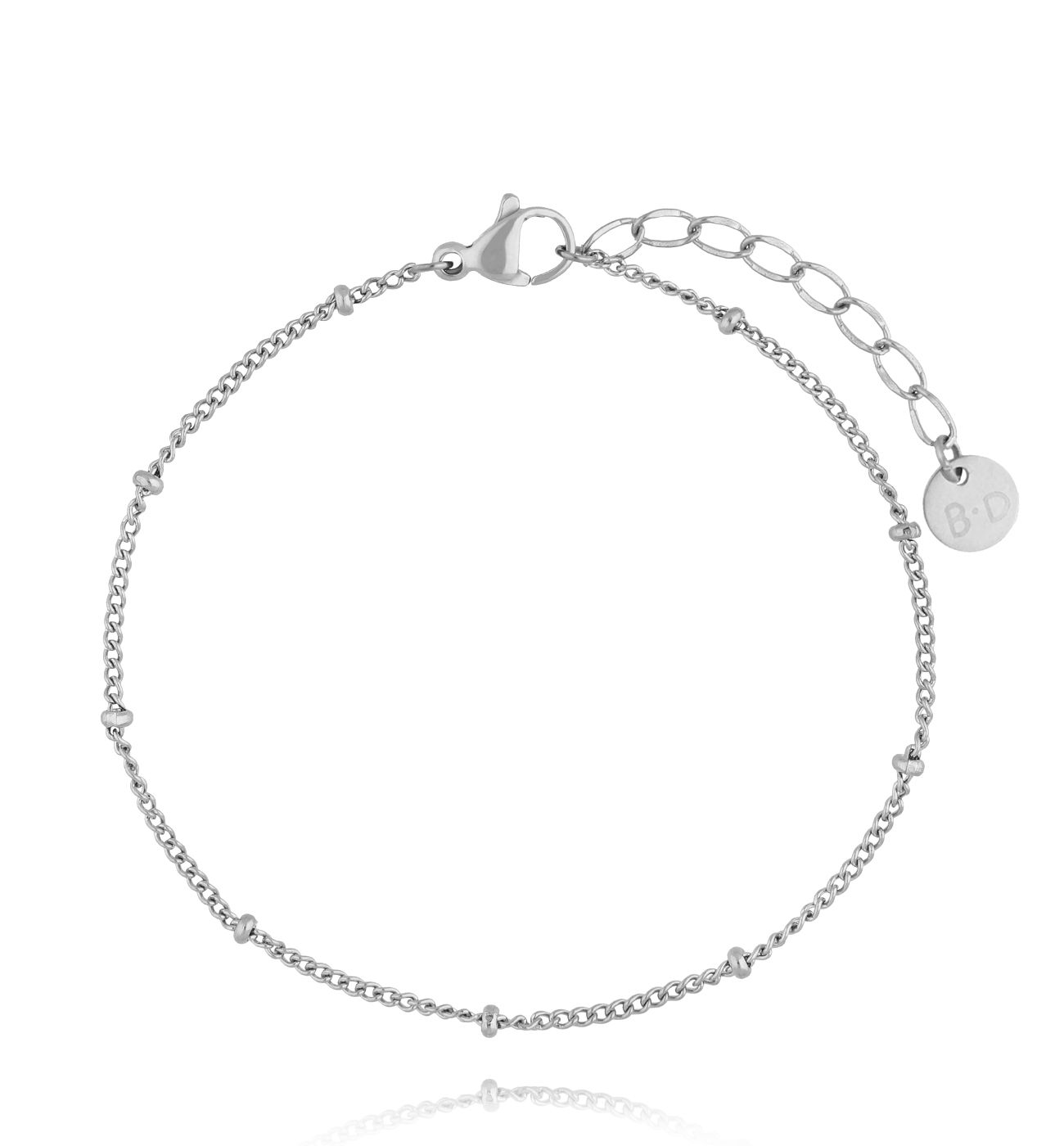 Bransoletka z łańcuszkiem srebrna BSY0358