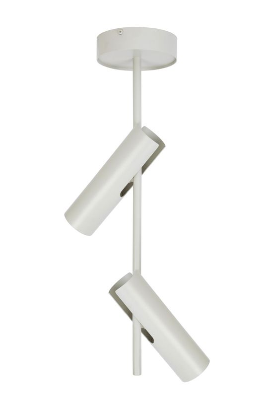 Spot oprawa sufitowa Sigma Lighting Leda jasny szaro-beżowy 2 x GU10 x IP20 wym: 55 x 28 x 13,5 cm - 1 szt.