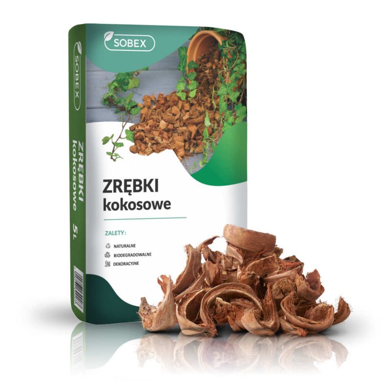 Zrębka kokosowa SOBEX 5L (12-24) 1 szt.
