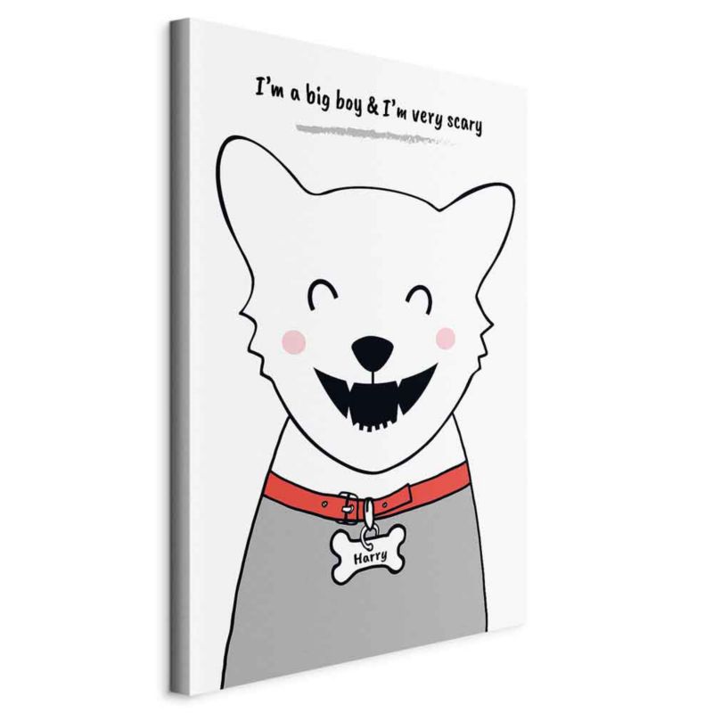 Obraz Artgeist Piesek Harry 80 x 120 cm flizelina 1 szt