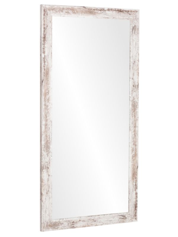 Lustro wiszące Profilmat 100x50 rama kolor shabby biały 1szt.