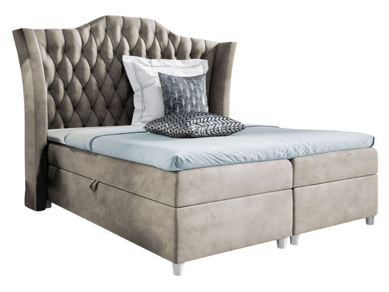 Łóżko kontynentalne MIRJAN 24 Colombo 120x200 beżowy 1 szt.