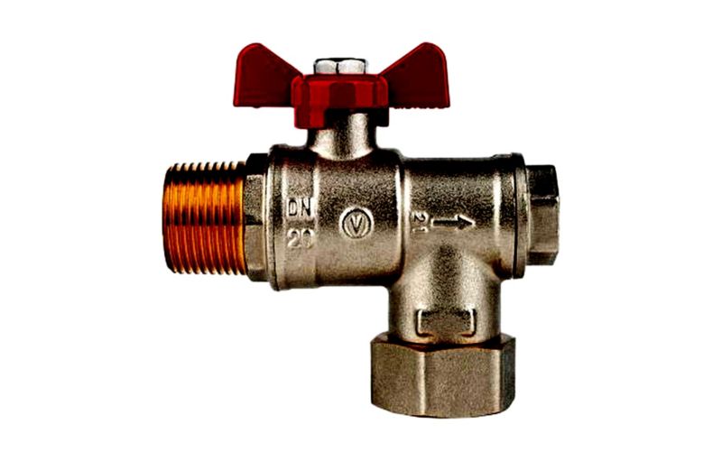 Kurek kulowy Valvex kątowy z filtrem i magnesem 19.05 mm 1 szt.