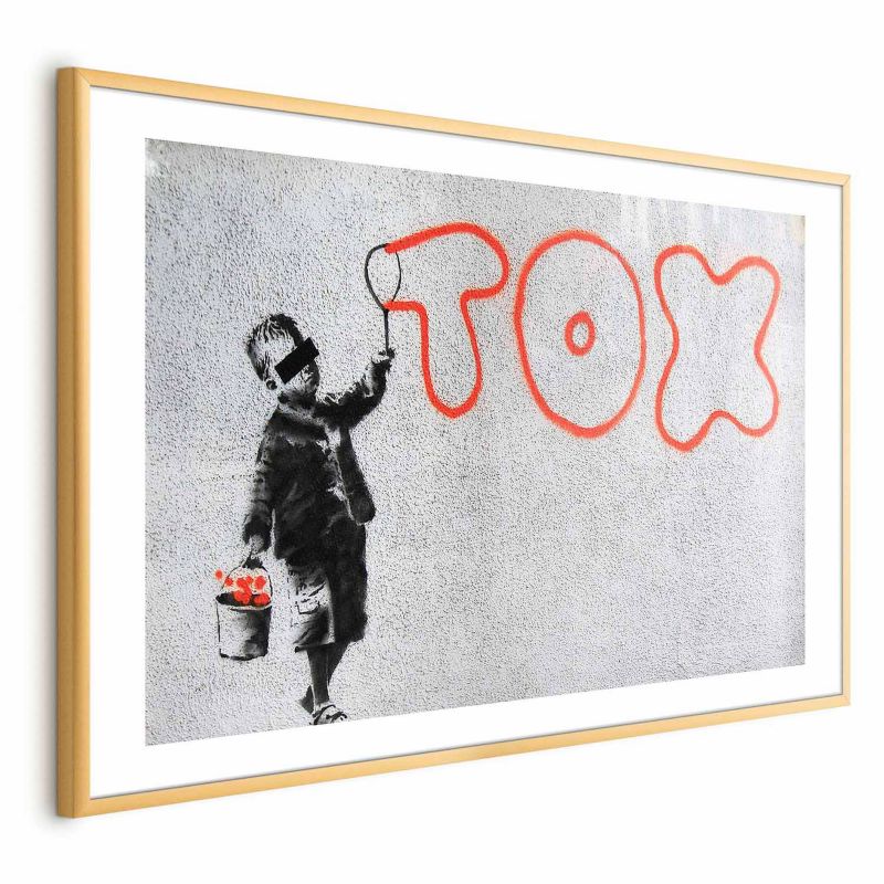 Plakat Artgeist Toksyczny 60x40 cm z ramą złotą 1 szt