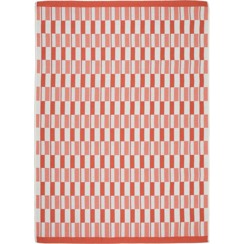 Dywan 160x220 cm INEZ e-floor wewnętrzny zewnętrzny modern pomarańczowy 1 szt