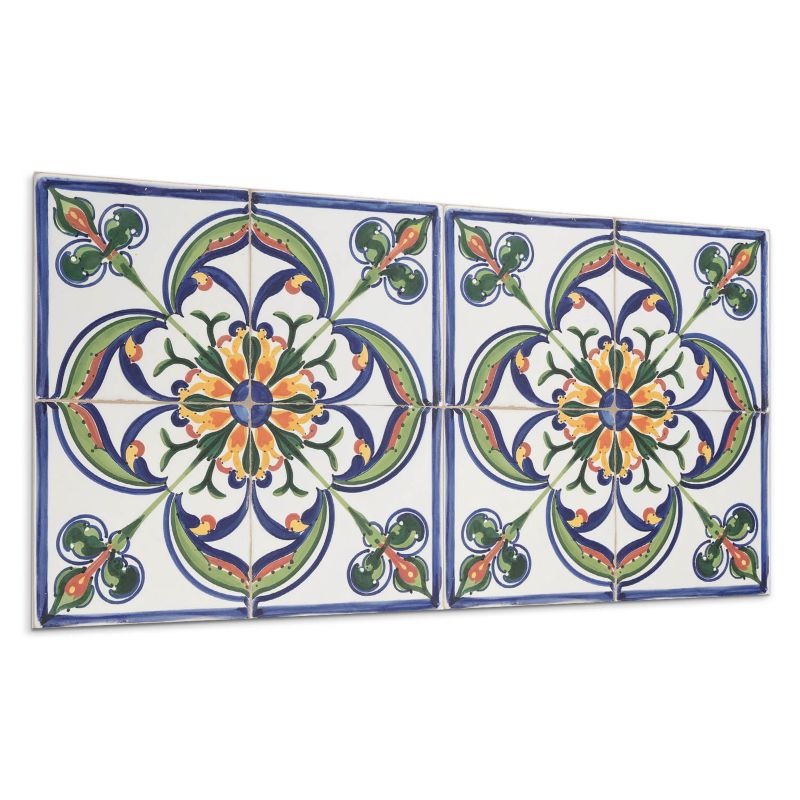 Kafelki samoprzylepne Wallfluent 40x20 cm Florystyczny wzór na kafelku 10 szt.