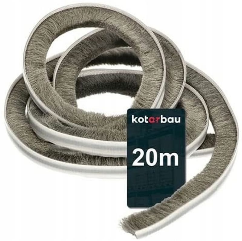 Uszczelka szczotkowa KOTARBAU przeciwkurzowa odbojowa 20 m 1 szt.