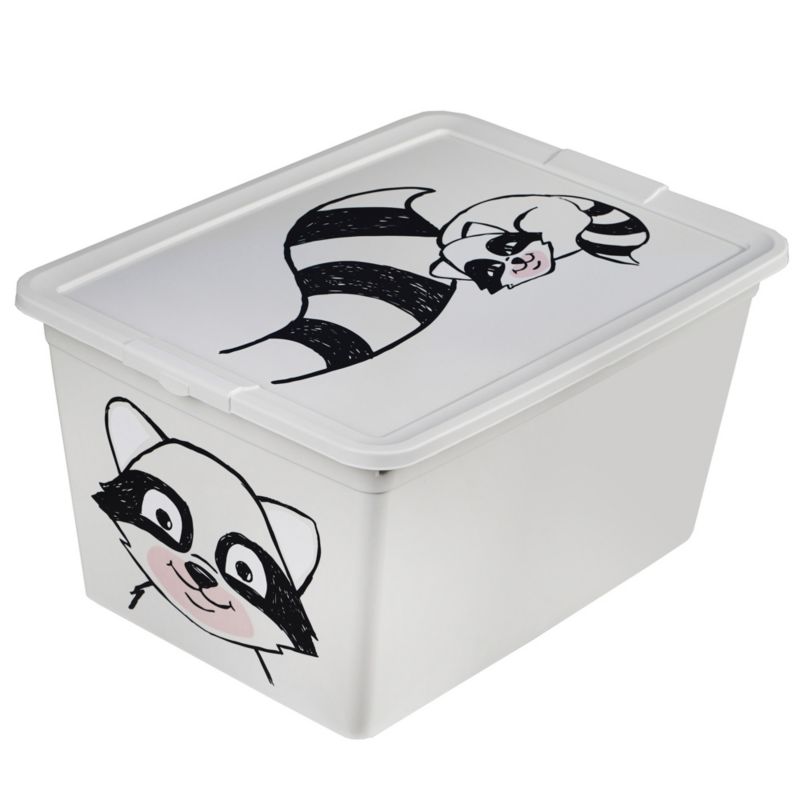 Pojemnik Plastikowy Na Zabawki EDANTI Z Pokrywą Do Pokoju Dziecka 30 L Szop 1 szt.