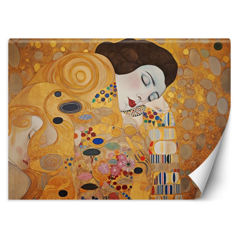 Fototapeta Feeby Kobieta portret abstrakcja - G. Klimt 350x245 1 szt