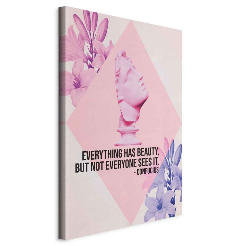 Obraz Artgeist Konfucjusz o Pięknie 60 x 90 cm płótno włoskie 1 szt