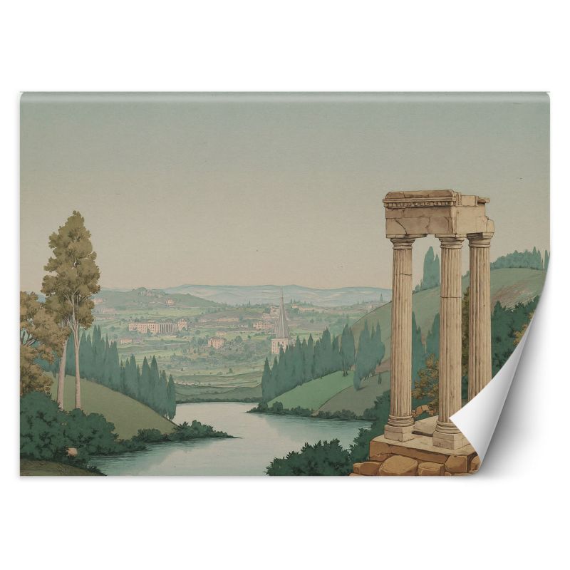 Fototapeta Feeby Krajobraz Drzewa Architektura 200x140 1 szt