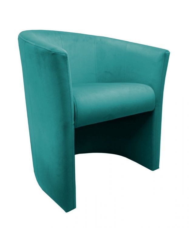 Fotel MAROS VELVET morski ATOS 1 szt.