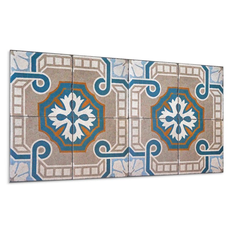 Kafelki samoprzylepne Wallfluent 60x30 cm Ornamentalna mozaika w stylu graficznym 6 szt.