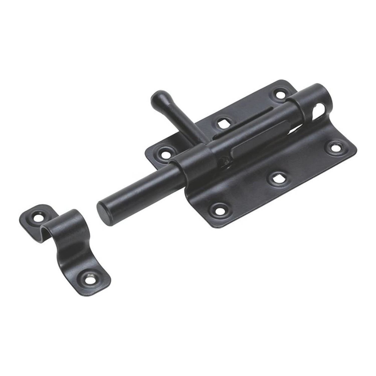 Zasuwka bolcowa 140x67 mm czarna