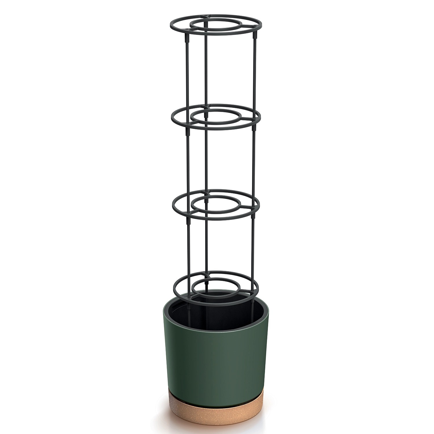 Donica na pomidory DEPO400 zielona 39 x 39 x 37 cm