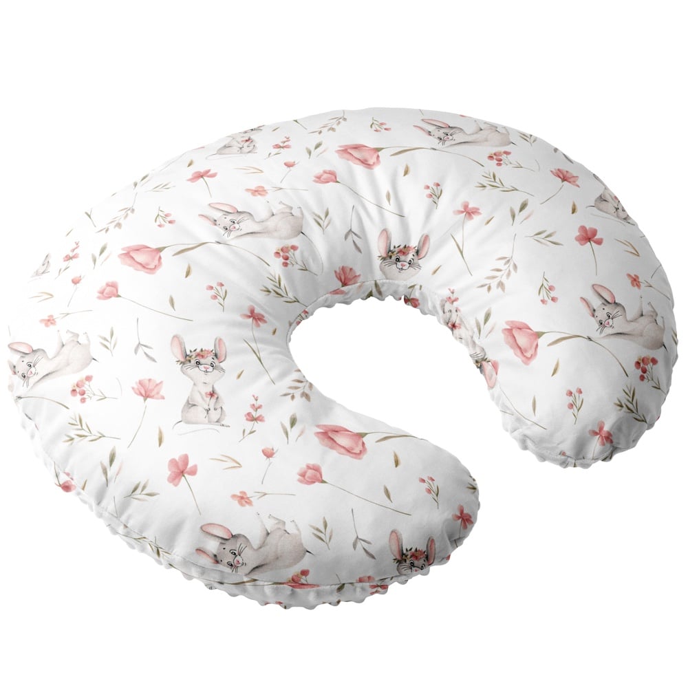 Poduszka rogal do karmienia Happy Mouse