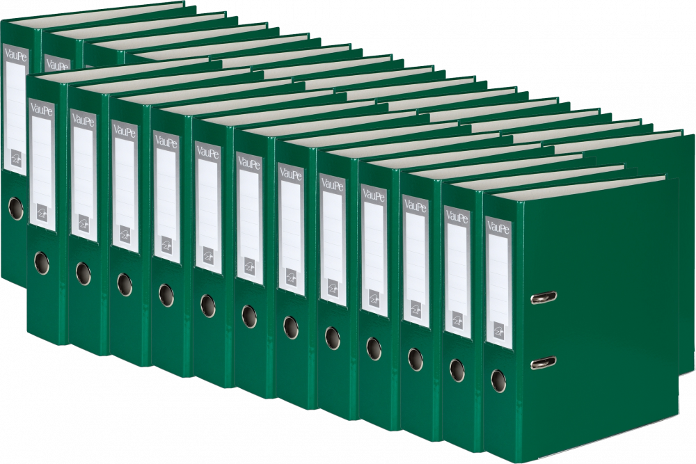 25x Segregator A4 VauPe FCK, 50mm, zielony