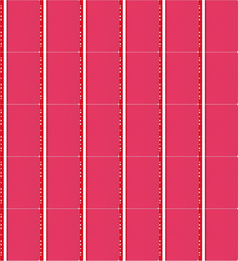 75x Skoroszyt plastikowy oczkowy Office Products, A4, do 200 kartek, czerwony