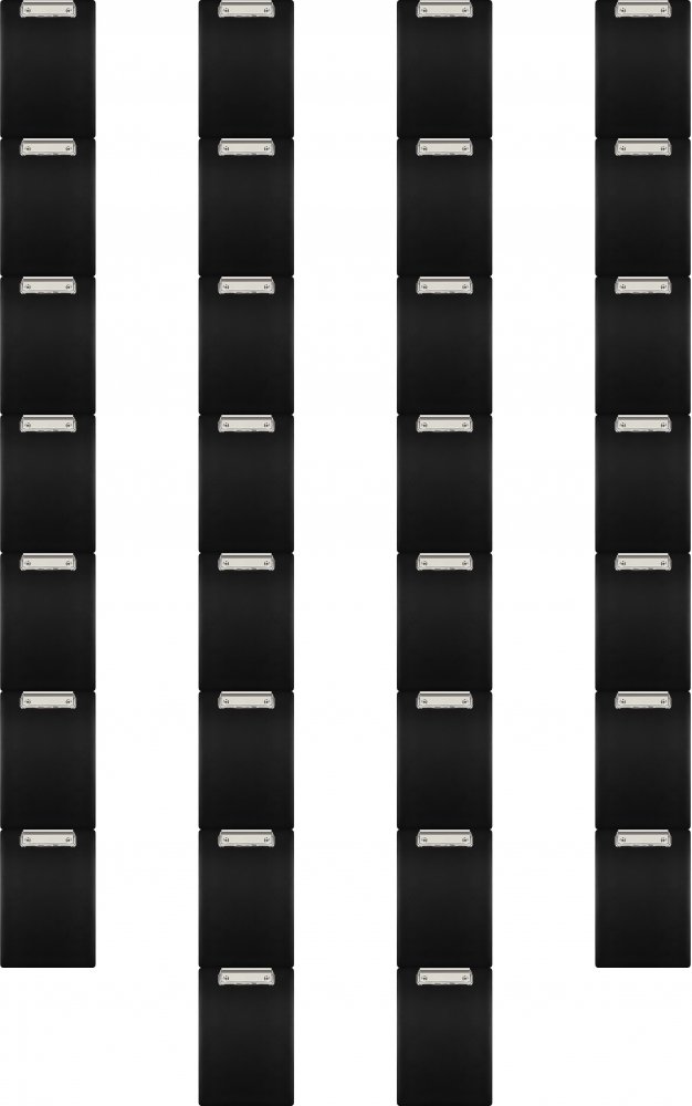 50x Clipboard Biurfol, A5, czarny
