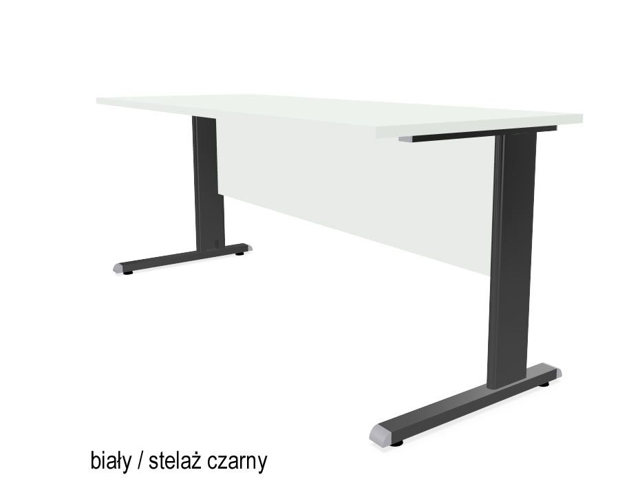 HEBE BE01/8 Biurko proste 158,5x80x74h (Kolor blatu: Biel Arktyczna)