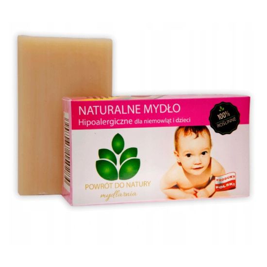 Powrót do natury - hipoalergiczne mydło dla dzieci i niemowląt, 100 g (data ważności: 31.12.2025)