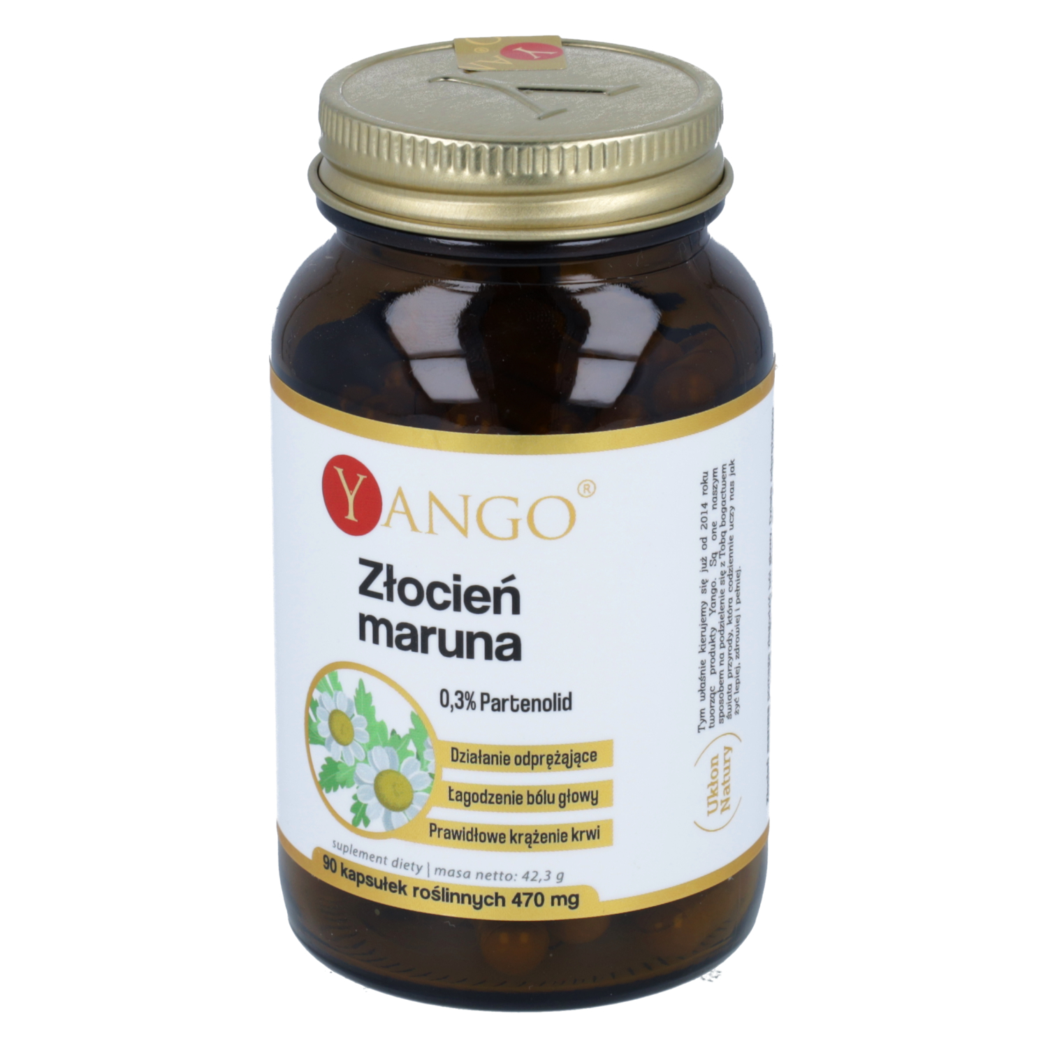 Yango złocień maruna, 90 kapsułek (data ważności: 31.03.2026)