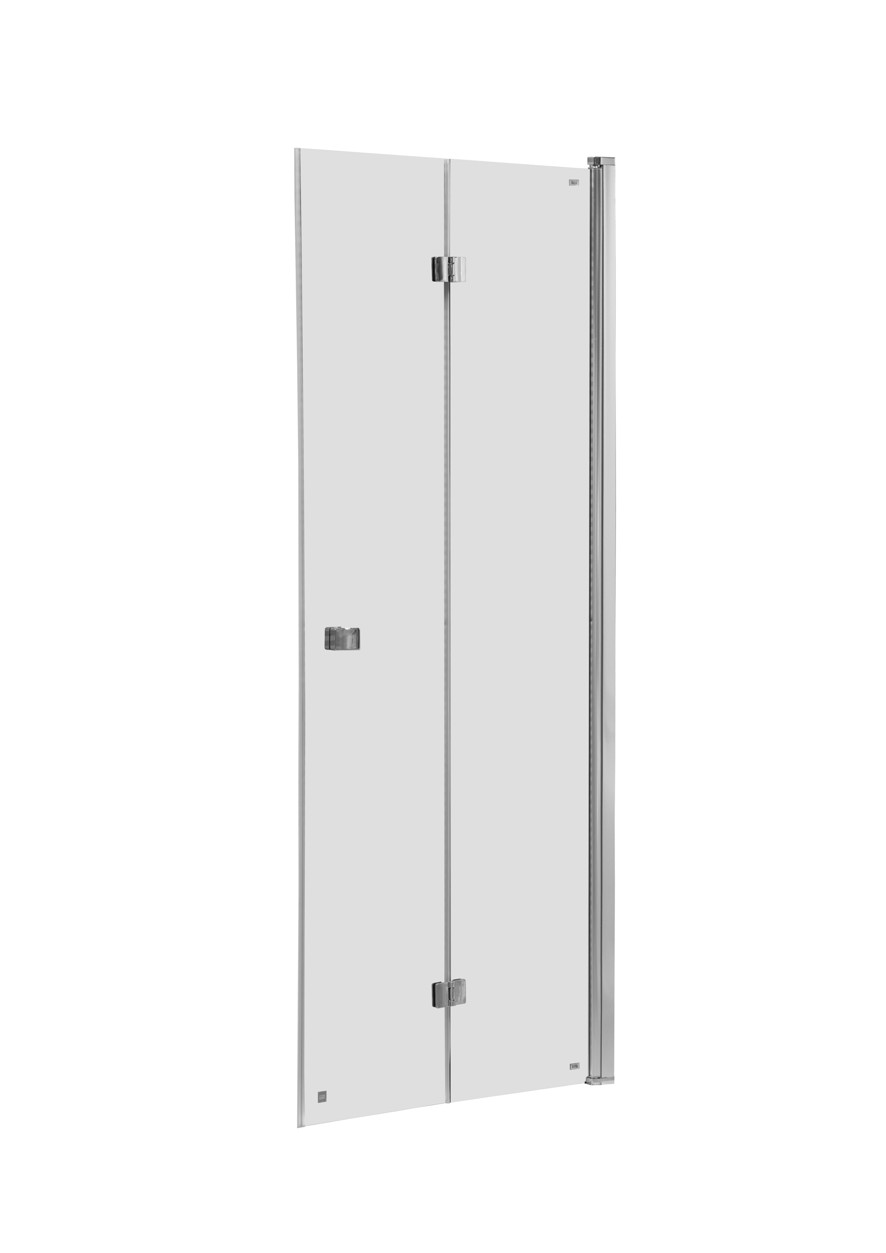 Roca Capital drzwi prysznicowe 80 cm składane chrom połysk/szkło przezroczyste AM4508012M - Wysyłka w 24h