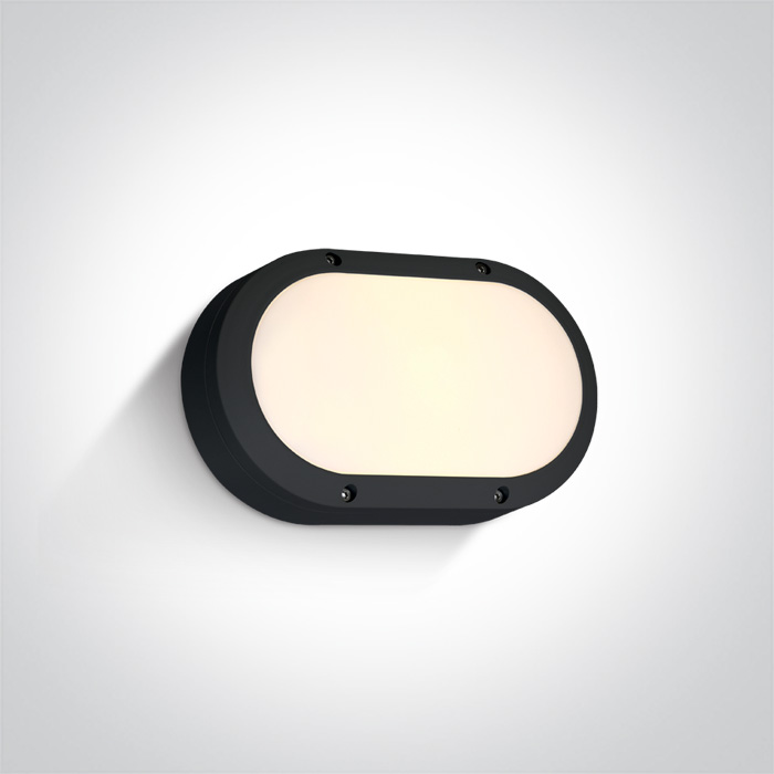 One Light Kentro kinkiet zewnętrzny 1x10W czarny/biały 67442B/B/W - Wysyłka w 24h